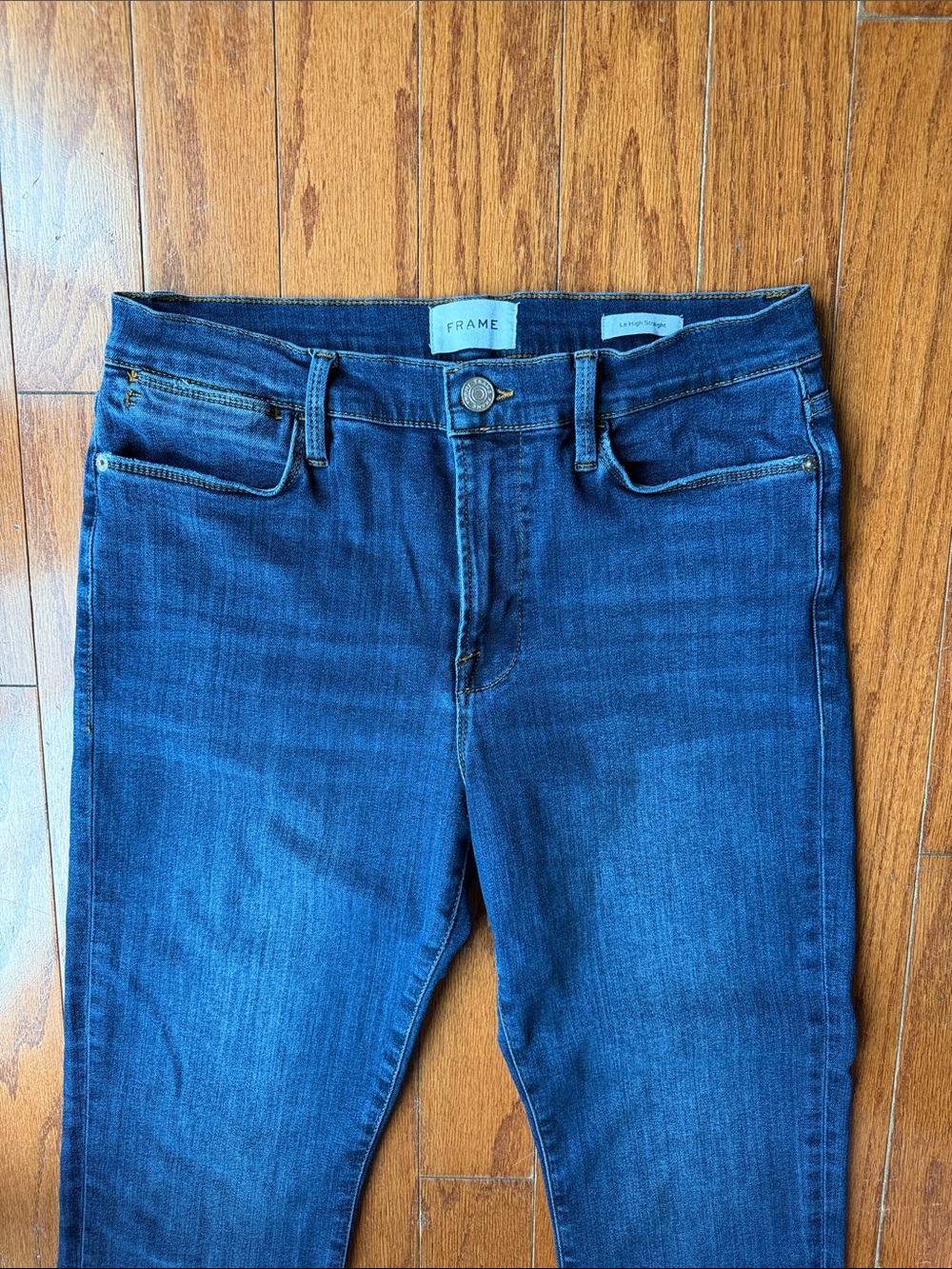FRAME Le High Straight Jeans - Size 31 - Picture 2 of 5